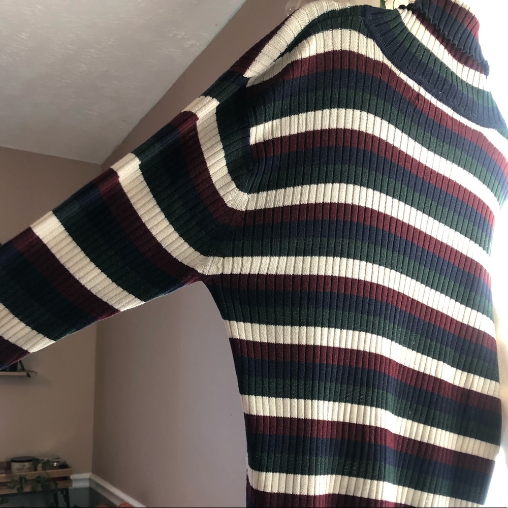 Striped Turtleneck